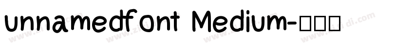 unnamedfont Medium字体转换 unnamedfont Medium字体转换